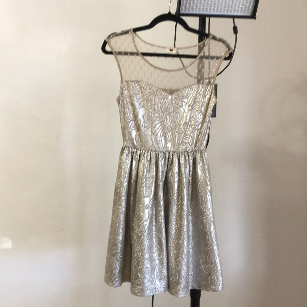 COPY - Gold party dress Medium